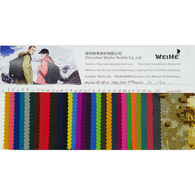 Woven Backpack Oxford Nylon Fabric With Square Lattice Plain Pattern