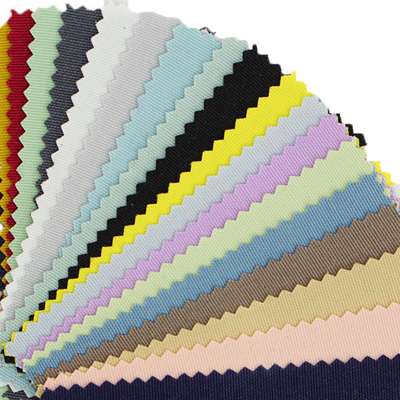 Polyester And PU Cotton Fabric 290GSM Durable Comfortable For Shirt Dress Clothing