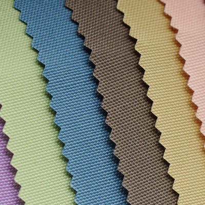 Polyester And PU Cotton Fabric 290GSM Durable Comfortable For Shirt Dress Clothing