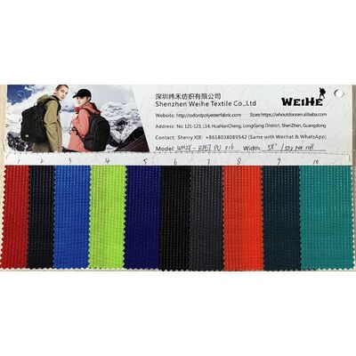 300D rPET Chain Grid Oxford Fabric | Recycled Polyester | Wholesale B2B Supplier